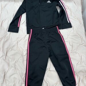 Adidas Black Tracksuit for Toddlers